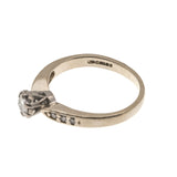 It Is Yours - Vintage 18K Diamond Solitaire Ring