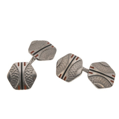 Casino Royal Art Deco Enamel Cufflinks (ADA17)