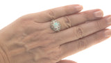 Kaleidoscope Of Color - Estate Sterling Silver Opal Ring  (ER112)