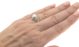 Kaleidoscope Of Color - Estate Sterling Silver Opal Ring  (ER112)
