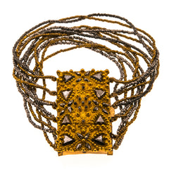 Elegant Georgian Circa 1820 Pinchbeck & Cut Steel Bracelet(GB003)