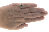 Roses Are Red Sapphires Are Blue - Vintage 14K White Gold Sapphire & Diamond Ring (VR588)