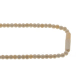 Ivory Treasure - Art Deco Genuine Carved Ivory Lariat Necklace (ADN065)