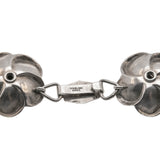 Anemone Delight -  Vintage Birks Sterling Silver Floral necklace (VN072)