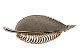 Leather & Gold - Vintage Marcel Boucher Gold Tone Leaf Brooch (VBR150)