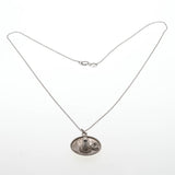 Olé  -  Vintage Sterling Silver Sombrero Hat Pendant & Chain (VP097)