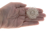 Flower Delicacy - Art Deco 900 European Silver Floral Filigree Brooch (ADBR006)