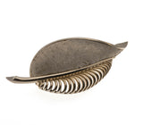 Leather & Gold - Vintage Marcel Boucher Gold Tone Leaf Brooch (VBR150)