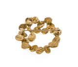 Jewelled Wreath - Vintage D'Orlan Gold Plated Enamel Brooch (VBR034)