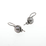 Pearl Classics - Vintage Sterling Silver Cultured Pearl Dangle Earrings (VE286)