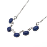 Blue Moon - Vintage Sterling Silver Lapis Lazuli Necklace (VN124)