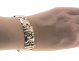 Links Of Gold - Vintage Gold Tone Fancy Link Bracelet (VB059)
