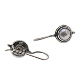 Pearl Classics - Vintage Sterling Silver Cultured Pearl Dangle Earrings (VE286)