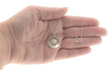 Olé  -  Vintage Sterling Silver Sombrero Hat Pendant & Chain (VP097)