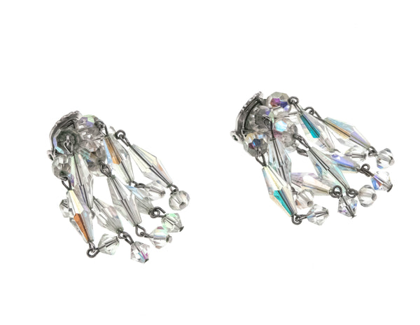 Black swarovski crystal chandelier earrings on sale