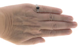 Roses Are Red Sapphires Are Blue - Vintage 14K White Gold Sapphire & Diamond Ring (VR588)