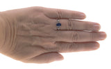 Timeless & Classic - Vintage 14K White Gold Sapphire & Diamond Ring (VR586)