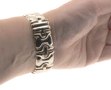 Links Of Gold - Vintage Gold Tone Fancy Link Bracelet (VB059)