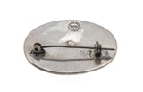 Sea Opal - Vintage Sterling Silver Abalone Brooch (VBR018)