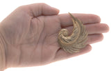 Golden Feather - Vintage Marcel Boucher Feather Brooch (VBR092)