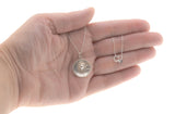 Olé  -  Vintage Sterling Silver Sombrero Hat Pendant & Chain (VP097)