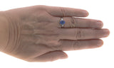 Galaxy - Vintage Platinum Black Opal & Asscher Cut Diamond (VR611)