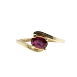 Vintage Sweet - Vintage 10K Gold Ruby Bypass Ring (VR971)