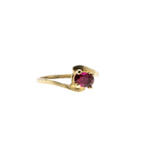 Vintage Sweet - Vintage 10K Gold Ruby Bypass Ring (VR971)