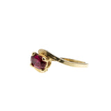 Vintage Sweet - Vintage 10K Gold Ruby Bypass Ring (VR971)