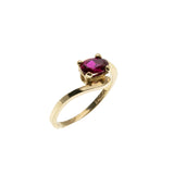 Vintage Sweet - Vintage 10K Gold Ruby Bypass Ring (VR971)