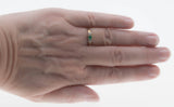 Greenery - Vintage 10K Gold Natural Emerald & Diamond Ring (VR973)