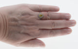 Morning Song - Vintage 18K White Gold Natural Pear-Shaped ' Fancy Canary Yellow Diamond' Cluster Ring (VR1002)