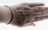 John Hardy - Estate Sterling Silver Natural Diamond Twisted Cable Icon Bracelet (EB033)