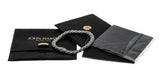 John Hardy - Estate Sterling Silver Natural Diamond Twisted Cable Icon Bracelet (EB033)