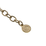 Peaches & Cream - Vintage Signed ' R.J. Graziano' Gold Plated Multi Stone Jewelled Crystal  Necklace (VN206)