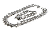 Jewelry Art - Vintage Signed 'Monet' Rhodium Plate Fancy Link Necklace & Bracelet Set (VN208)