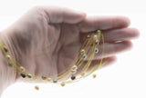 Summer - Estate Signed 'Honora' Genuine Multi Coloured Fresh Water Pearl Spray Necklace (EN050)