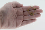 Charming Wreathe - Vintage Victorian Revival Gold Plated Jewelled Wreathe Brooch (VBR286)