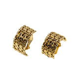 Fantabulous - Vintage Retro Gold Plate Intricate Clip-On Earrings (VE446)