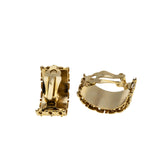 Fantabulous - Vintage Retro Gold Plate Intricate Clip-On Earrings (VE446)