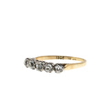 Exquisite - Edwardian English 18K Gold Platinum Natural 'Old Mine Cut' Diamond Ring (EDR082)