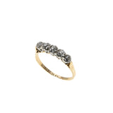 Exquisite - Edwardian English 18K Gold Platinum Natural 'Old Mine Cut' Diamond Ring (EDR082)