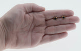 Heart To Heart - Vintage 14K Gold Natural Heart Shape Sapphire Stud Earrings (VE459)