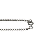Sleek & Versatile - Vintage Silver Tone Fancy Link Chain Necklace (VN221)