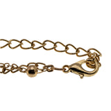 Night Sky - Estate Gold plated Moon & Star Double Chain Fashion Necklace (EN052)