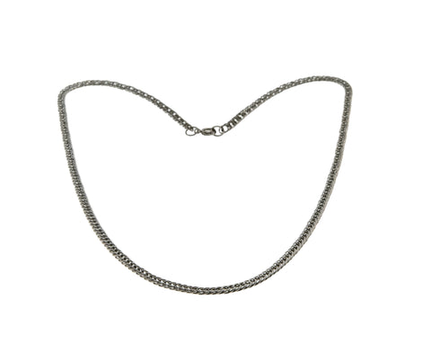 Strength & Durability - Vintage Stainless Steel Curb Chain Necklace (VN222)