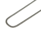 Strength & Durability - Vintage Stainless Steel Curb Chain Necklace (VN222)