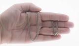 Strength & Durability - Vintage Stainless Steel Curb Chain Necklace (VN222)