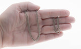 Strength & Durability - Vintage Stainless Steel Curb Chain Necklace (VN222)