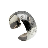 Cuff Me - Vintage Signed 'Smith & Bond' Sterling Silver Engraved Cuff Bracelet (VB125)